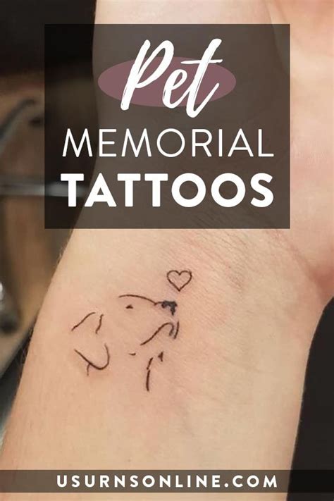 10 Most Beautiful Pet Memorial Tattoos Urns Online
