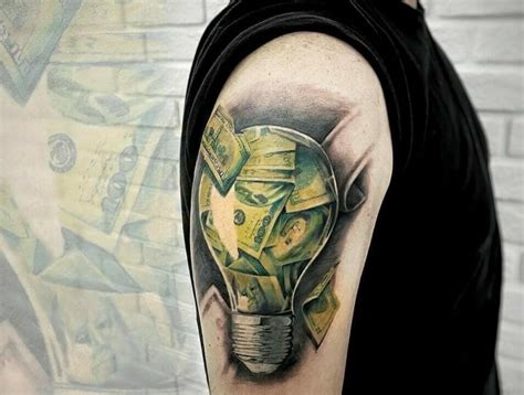 100 Dollar Bill Tattoo