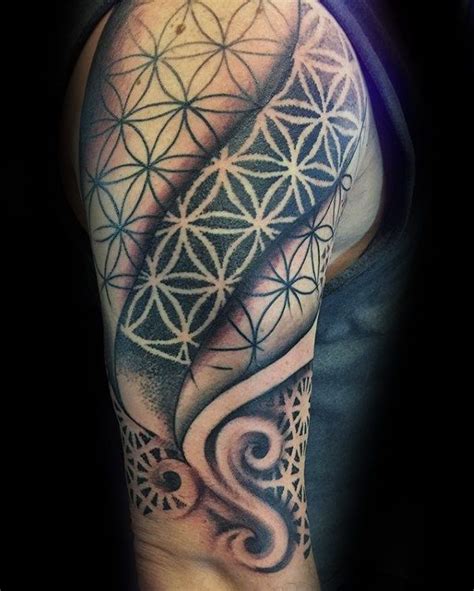 100 Epic Flower Of Life Tattoo Designs For Men