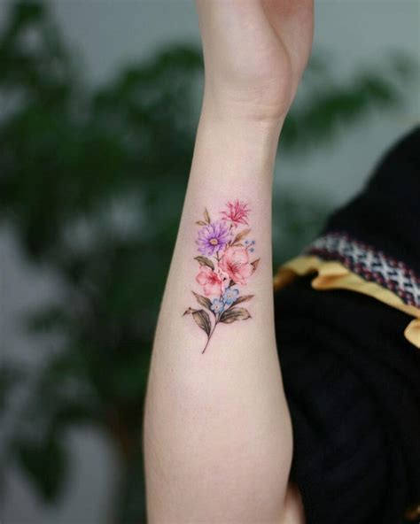 101 Best Watercolor Flower Tattoo Ideas You Have To See To Believe