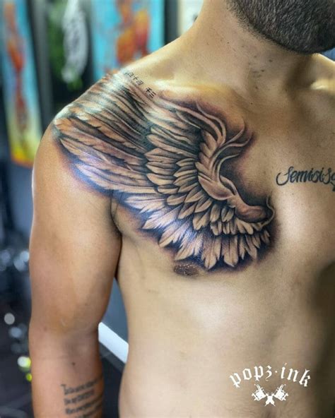 11 Chest Wing Tattoo Ideas That Will Blow Your Mind
