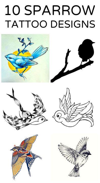 11 Great Sparrow Bird Tattoo Designs 11 Great Sparrow Bird Tattoo Designs