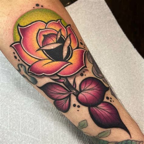 11 Neo Traditional Rose Tattoo Designs To Blow Your Mind