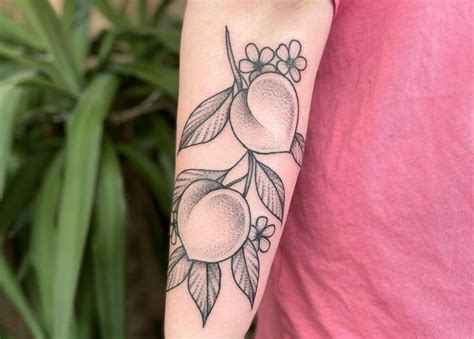 11 Small Peach Tattoo Ideas That Will Blow Your Mind 11 Small Peach Tattoo Ideas That Will Blow Your Mind
