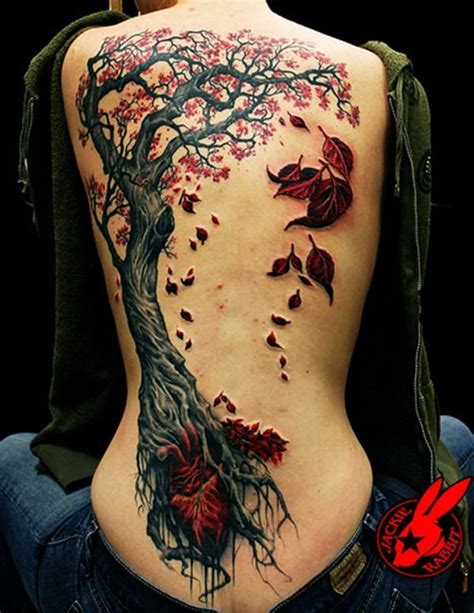 12 Ultra Prettty Tree Tattoos On Back Pretty Designs