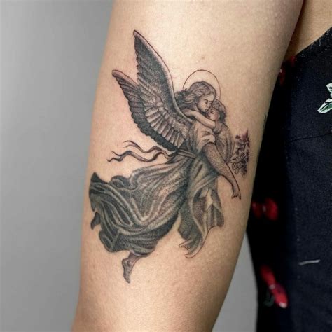 14 Guardian Angel Tattoo Ideas You Have To See To Believe