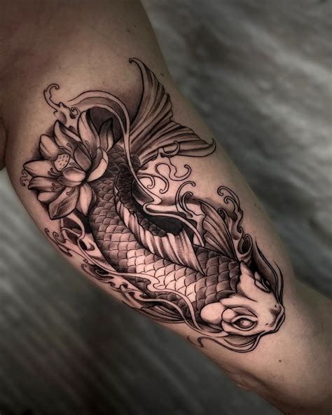 14 Unique Koi Fish Tattoo Ideas For Bold Ink Inspiration