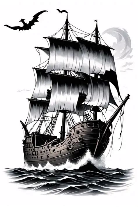 143 Ghost Ship Tattoo Ideas Blackink Ai