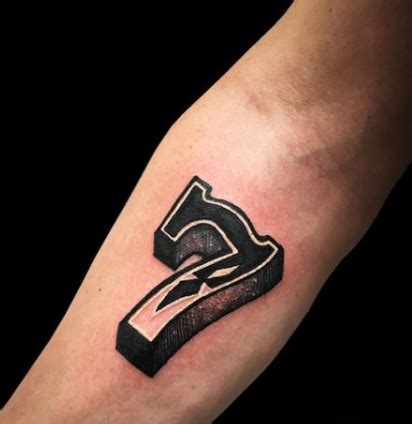 15 Magnificent Number 7 Tattoo Designs Psycho Tats 15 Magnificent Number 7 Tattoo Designs Psycho Tats