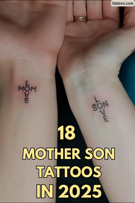 18 Mother Son Tattoos That Carry Meaning Without Needing Words In 2025