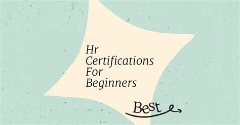 19 Best Hr Certifications For Beginners To Upskill In 2026 19 Best Hr Certifications For Beginners To Upskill In 2026