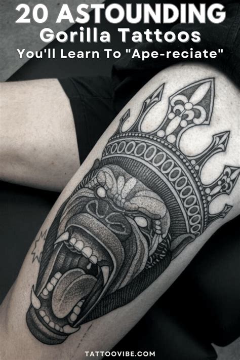 20 Astounding Gorilla Tattoos You Amp 39 Ll Learn To Amp Quot Ape Reciate Amp Quot 20 Astounding Gorilla Tattoos You Amp 39 Ll Learn To Amp Quot Ape Reciate Amp Quot