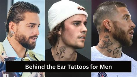 20 Behind The Ear Tattoos For Men That Totally Steal The Show In 2025
