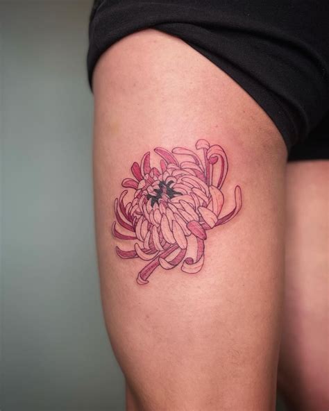 20 Best Chrysanthemum Flower Tattoo Designs Just For You