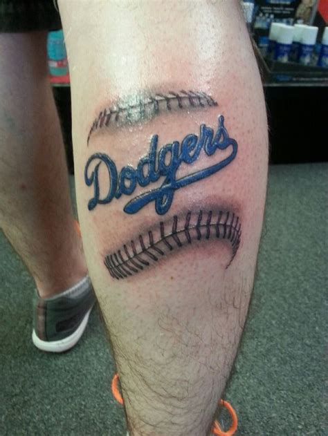 20 Best La Dodgers Tattoos Images On Pinterest Tattoo Ideas Los