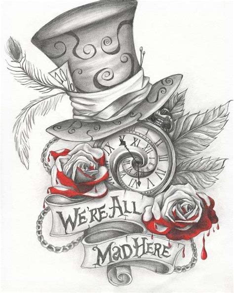 20 Trippy Mad Hatter Tattoo Designs With Meanings And Ideas Body Art 20 Trippy Mad Hatter Tattoo Designs With Meanings And Ideas Body Art