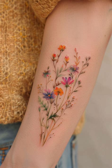 21 Feminine Floral Color Tattoos That Look Beautiful Artofit 21 Feminine Floral Color Tattoos That Look Beautiful Artofit