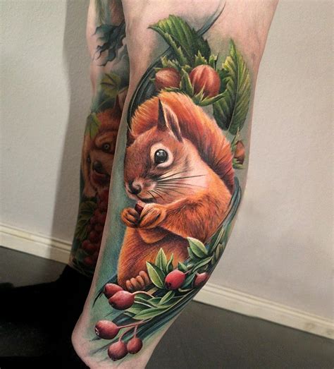 215 Cute Squirrel Tattoo Designs 2024 Tattoosboygirl