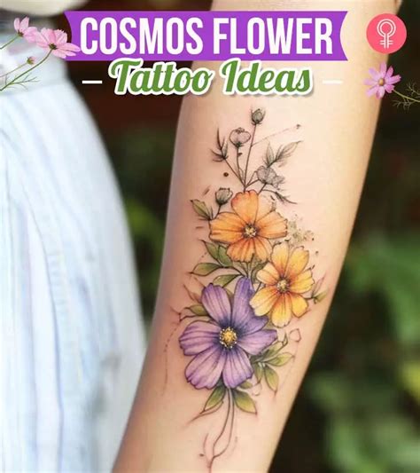 22 Amazing Flowers And Stars Tattoos For 2024