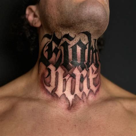 22 Incredibly Cool Neck And Throat Tattoos For Men Neck Tattoo For