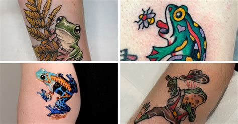 24 Frog Tattoo Designs For Your Protective Familiar