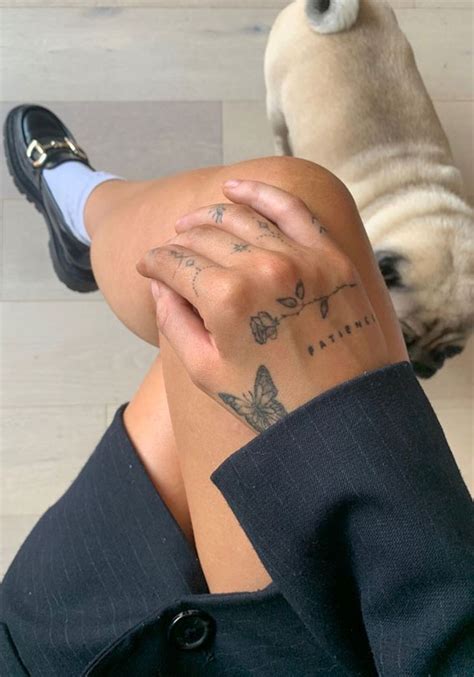 25 Beautiful Hand Tattoo Ideas Rose Amp Patience I Take You Haircuts