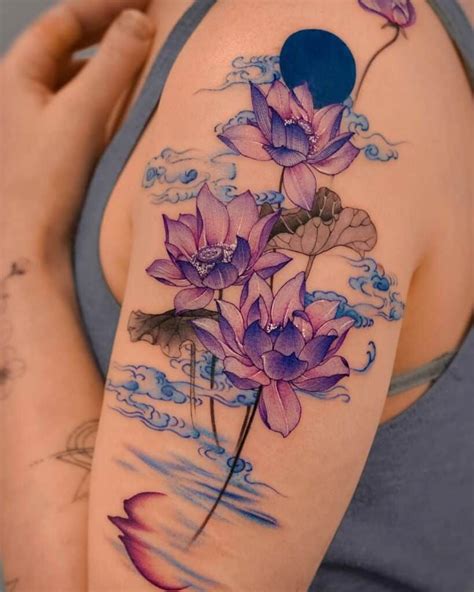 25 Enthralling Water Lily Tattoos For A Splash Of Elegance 25 Enthralling Water Lily Tattoos For A Splash Of Elegance