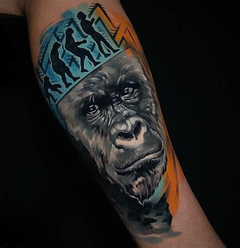 25 Incredible Gorilla Tattoo Ideas For Men In 2023