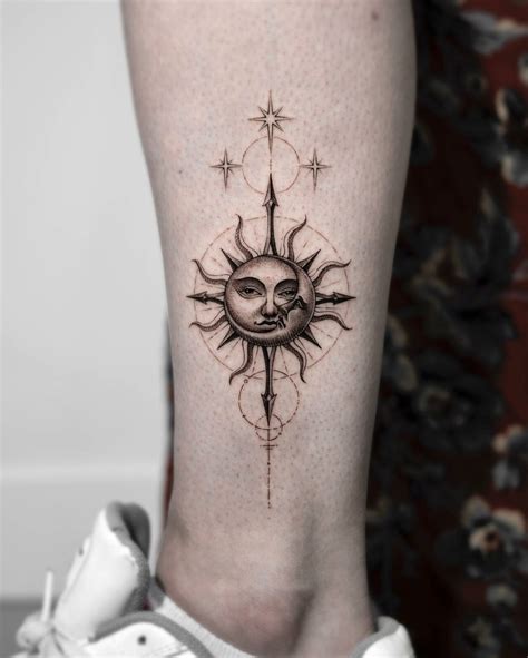 27 Stunning Sun And Moon Tattoo Ideas For Men Amp Women In 2023