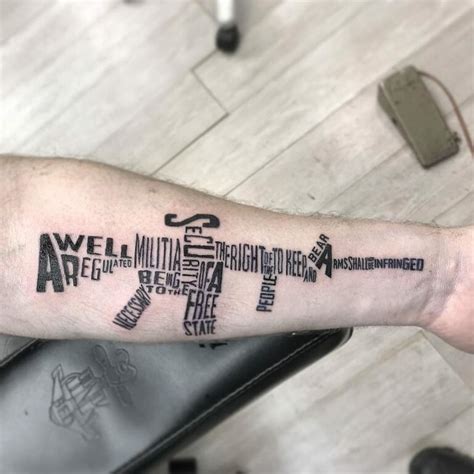 2Nd Amendment Tattoo 2Nd Amendment Tattoo
