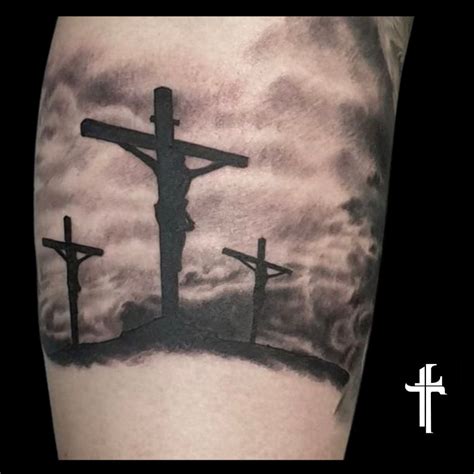 3 Crosses Tattoo Design