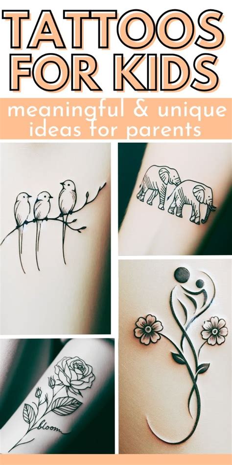 30 Cool Amp Meaningful Tattoo For Kids Ideas Family Tattoos Kids