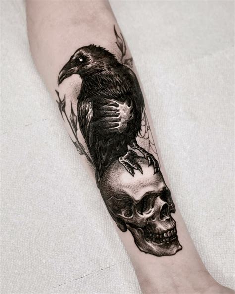 30 Dark Raven Tattoo Ideas For Men Amp Women In 2023