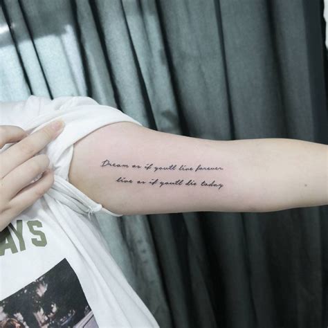 30 Inspiring Arm Quote Tattoos Arm Quote Tattoos Tattoo Quotes