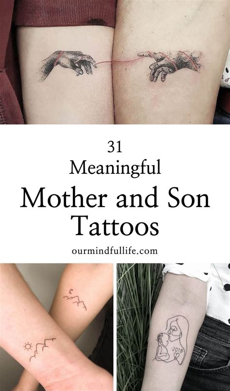 31 Mother Son Tattoos To Honor The Unbreakable Bond Artofit