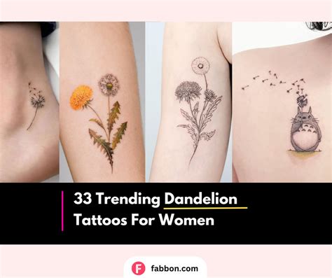 33 Beautiful Dandelion Tattoos With Meaning Fabbon 33 Beautiful Dandelion Tattoos With Meaning Fabbon