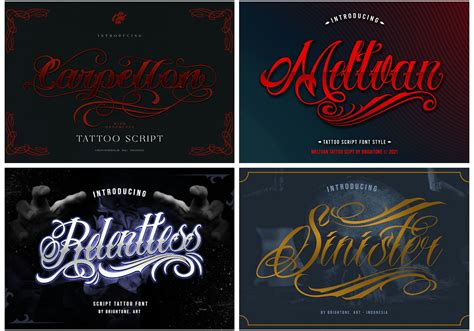 35 Best Cursive Tattoo Fonts For Graphic Designs 35 Best Cursive Tattoo Fonts For Graphic Designs
