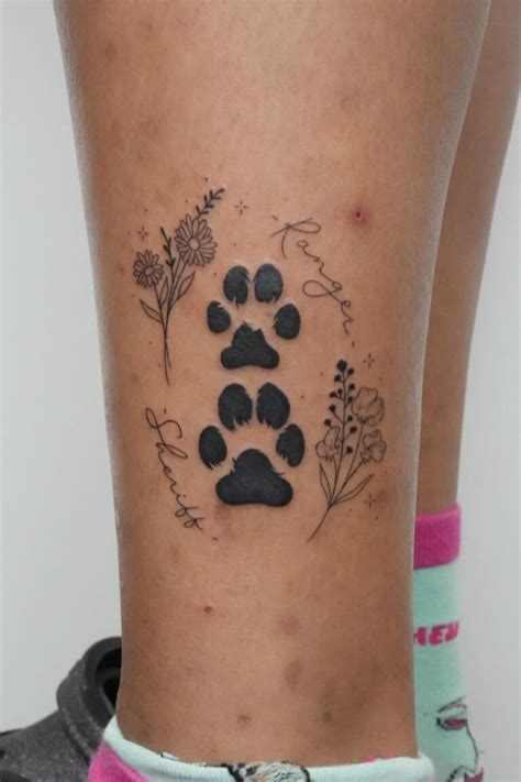 35 Dog Paw Tattoos For Women