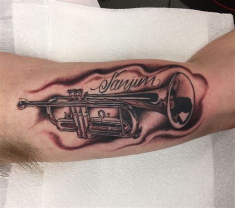 40 Best Trumpet Tattoos Images Trumpet Tattoo Tattoos Music Tattoos