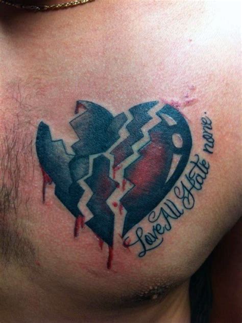 40 Broken Heart Tattoo Designs For Men Split Ink Ideas Broken Heart 40 Broken Heart Tattoo Designs For Men Split Ink Ideas Broken Heart