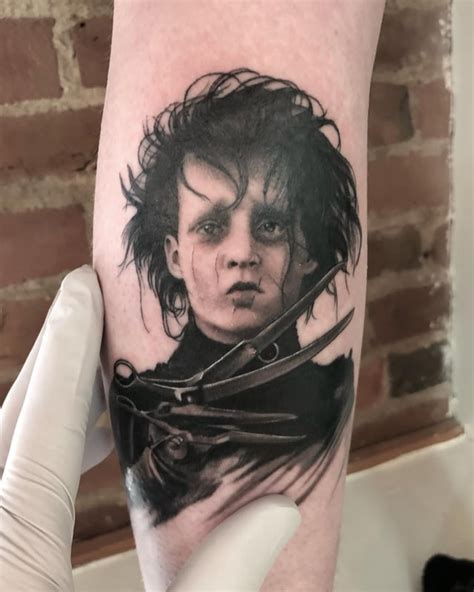 40 Edward Scissorhands Tattoo Designs For Men