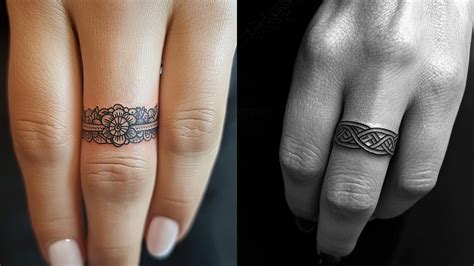 40 Of The Best Wedding Ring Tattoo Designs