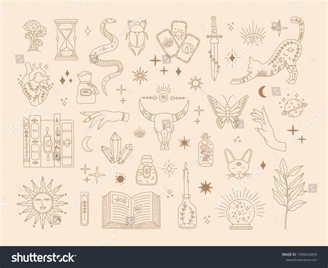 41 Thousand Witchcraft Tattoo Royalty Free Images Stock Photos Pictures Shutterstock