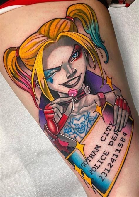 45 Best Harley Quinn Tattoo Designs And Ideas Nsf News