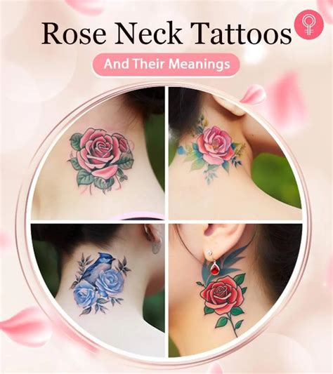 50 Amazing Rose Neck Tattoo Designs With Their Meanings 50 Amazing Rose Neck Tattoo Designs With Their Meanings