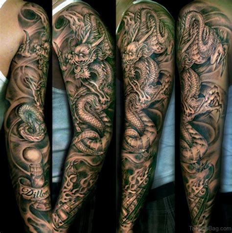 50 Best Dragon Tattoos On Full Sleeve Tattoo Designs Tattoodesigns Org