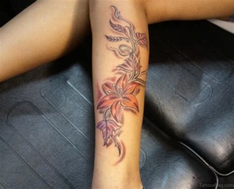 50 Best Flower Tattoos On Leg Tattoo Designs Tattoodesigns Org