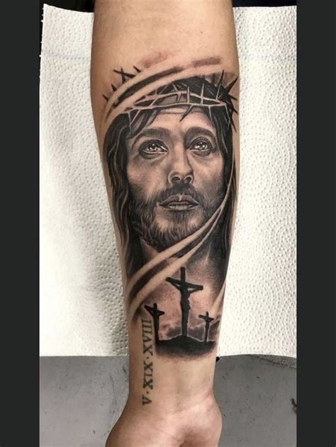 50 Jesus Forearm Tattoo Designs For Men Christ Ink Ideas