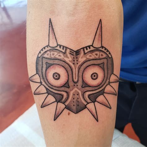 50 Majora S Mask Tattoo Designs For Men 50 Majora S Mask Tattoo Designs For Men