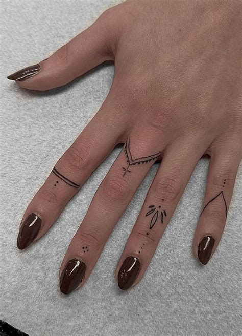 50 Small Tattoo Ideas Less Is More Minimal Finger Ornaments I Take